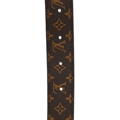 Louis Vuitton Calfskin Monogram 25mm LV Iconic Reversible Belt Black 95 38 Black 4 of 6