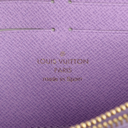 Louis Vuitton Damier Ebene Illustre Zippy Wallet Violet 7 of 8