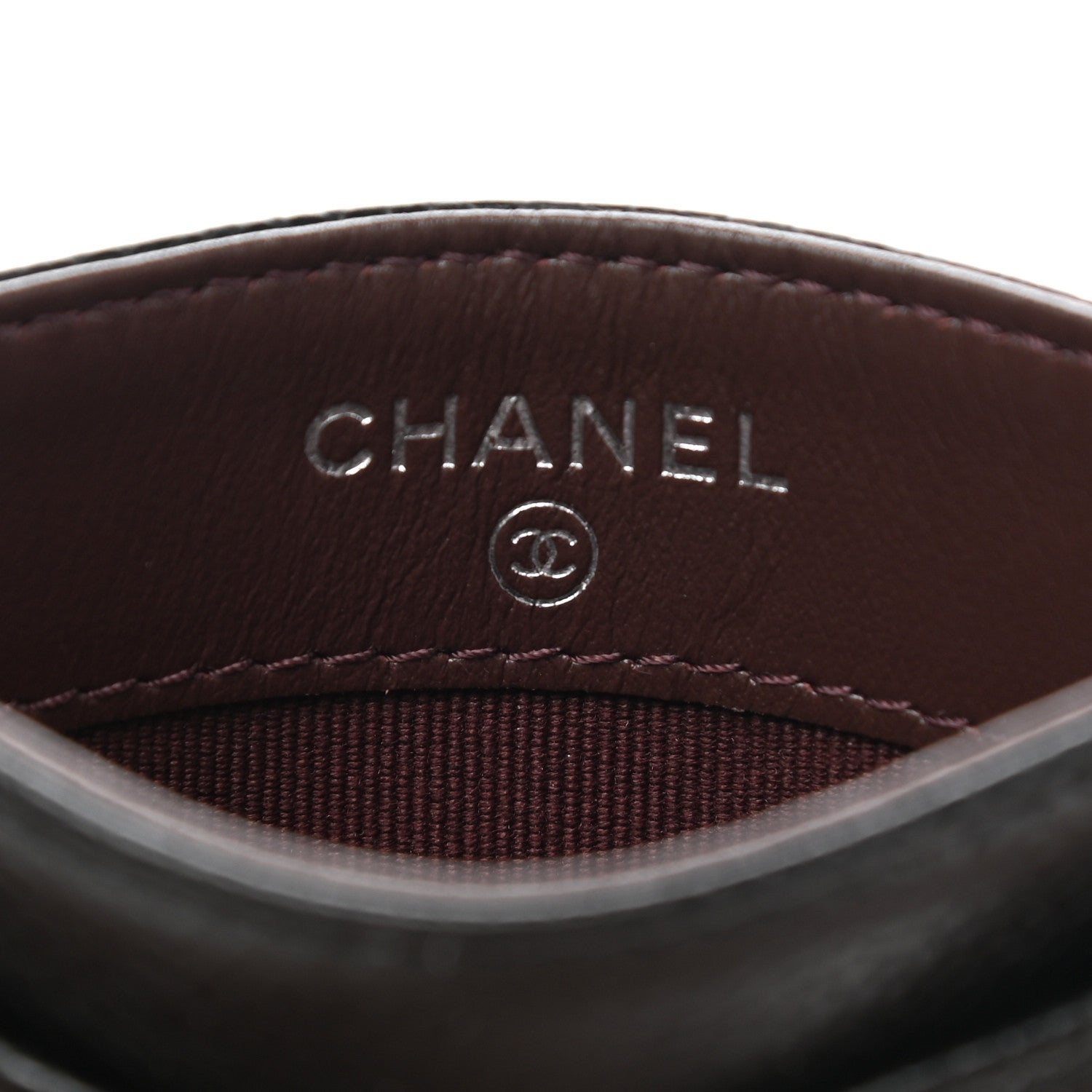 Chanel Caviar Quilted Card Holder Black 6 of 9