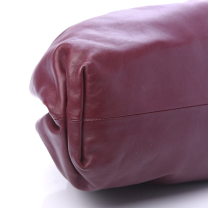 Bottega Veneta Smooth Butter Calf The Pouch Oversized Clutch Bordeaux 6 of 9