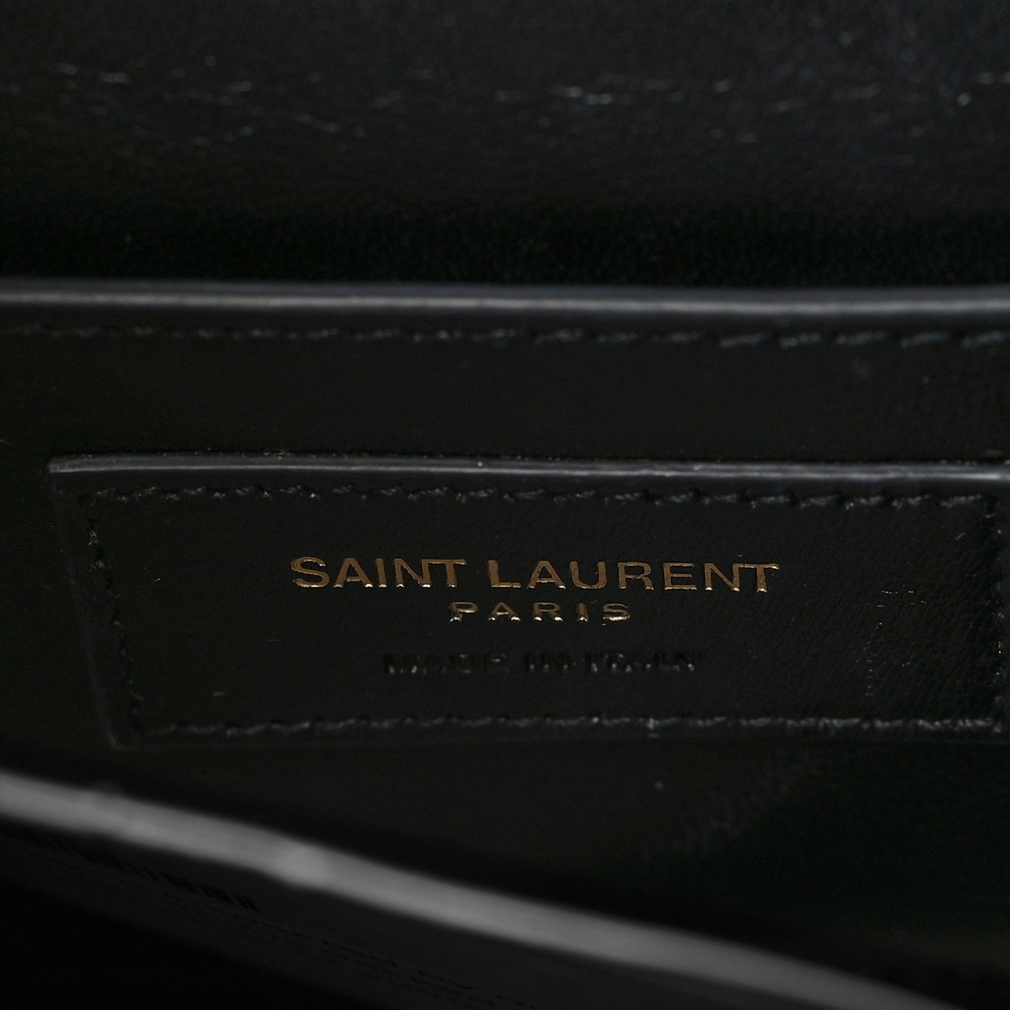 Glitter Monogram Galactica Satchel Black