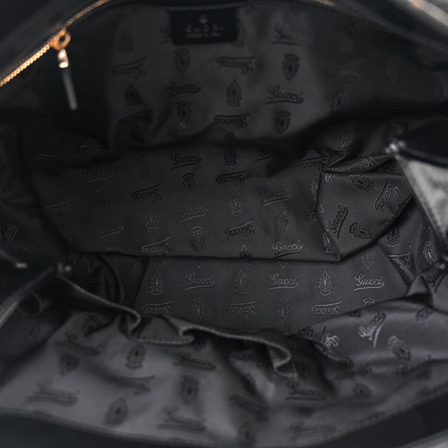 Gucci Dialux Pop Bamboo Large Top Handle Tote Black 5 of 11