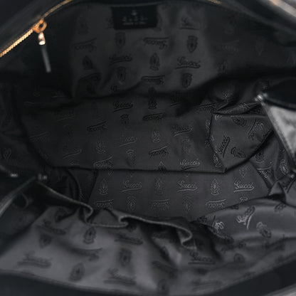 Gucci Dialux Pop Bamboo Large Top Handle Tote Black 5 of 11