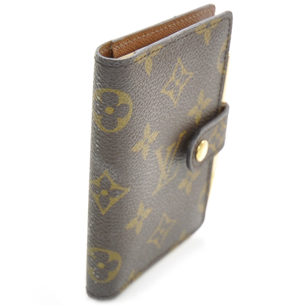 Monogram Mini Agenda Cover w Mechanical Pencil