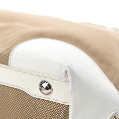 Prada Jacquard Logo Tote Corda Talco 11 of 15