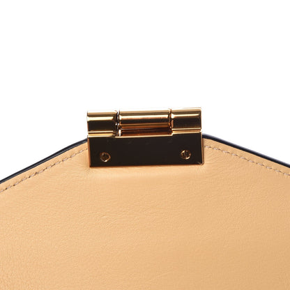 MCM Calfskin Coated Canvas Studded Small Marien Satchel Camomile 11 of 16