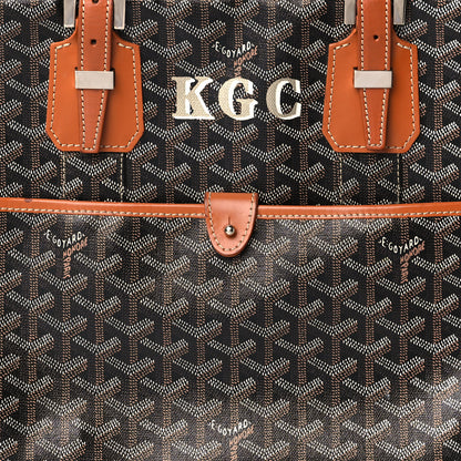 Goyard Goyardine Ambassade PM Briefcase Black Gold 6 of 19