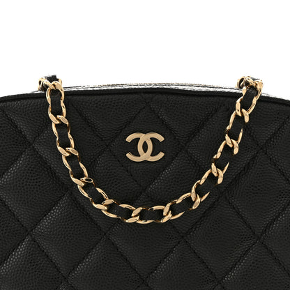 Chanel Caviar Quilted Vanity With Chain Black 9 of 15