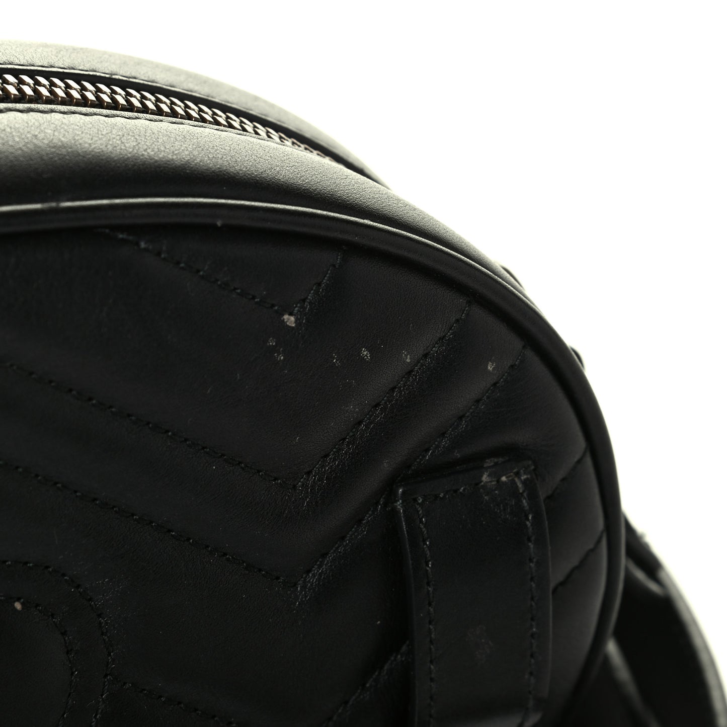 Calfskin Matelasse GG Marmont Belt Bag 85 34 Black