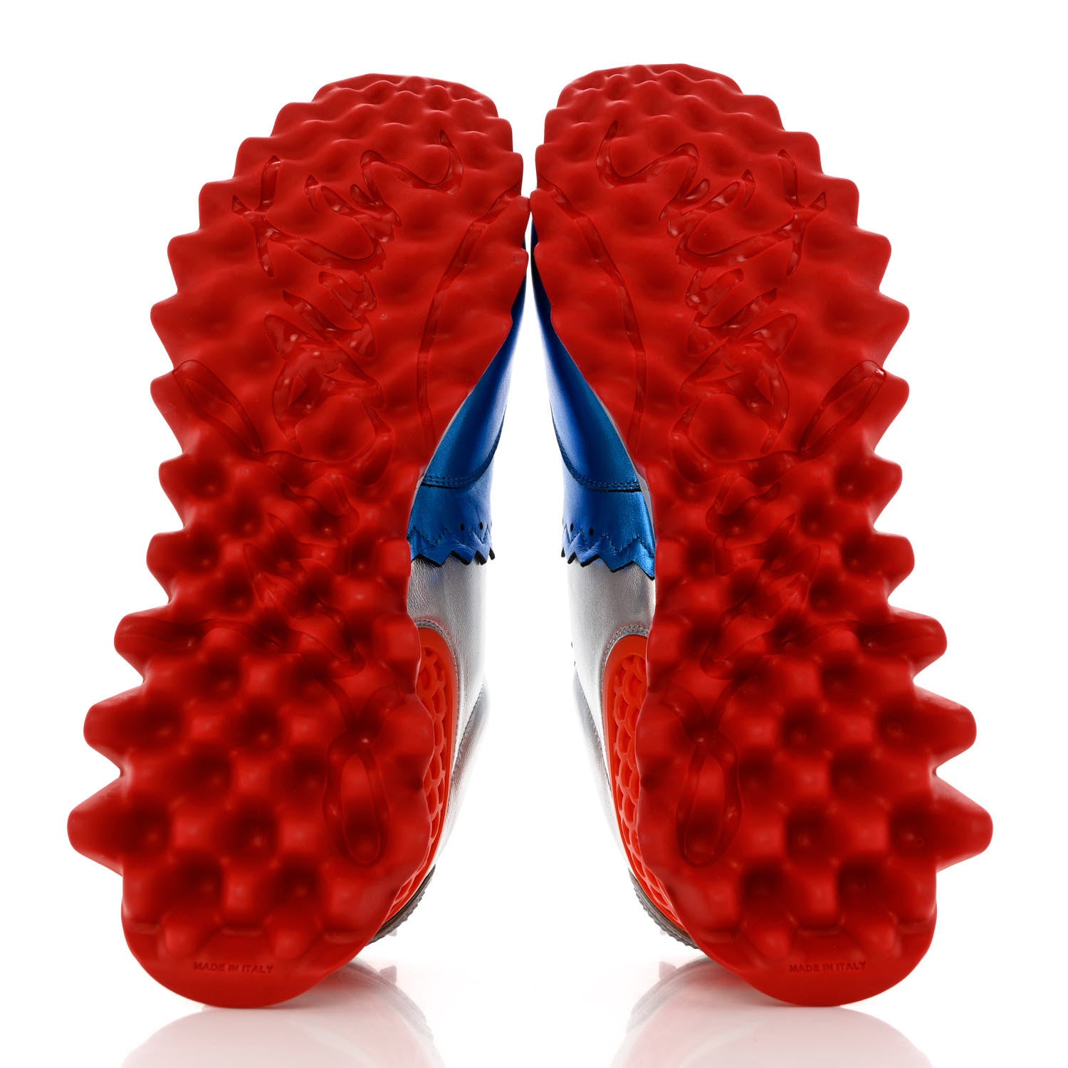 Christian Louboutin Laminated Nappa Neoprene Calfskin Mens Loubishark Sneakers 42 Version Multicolor 5 of 8