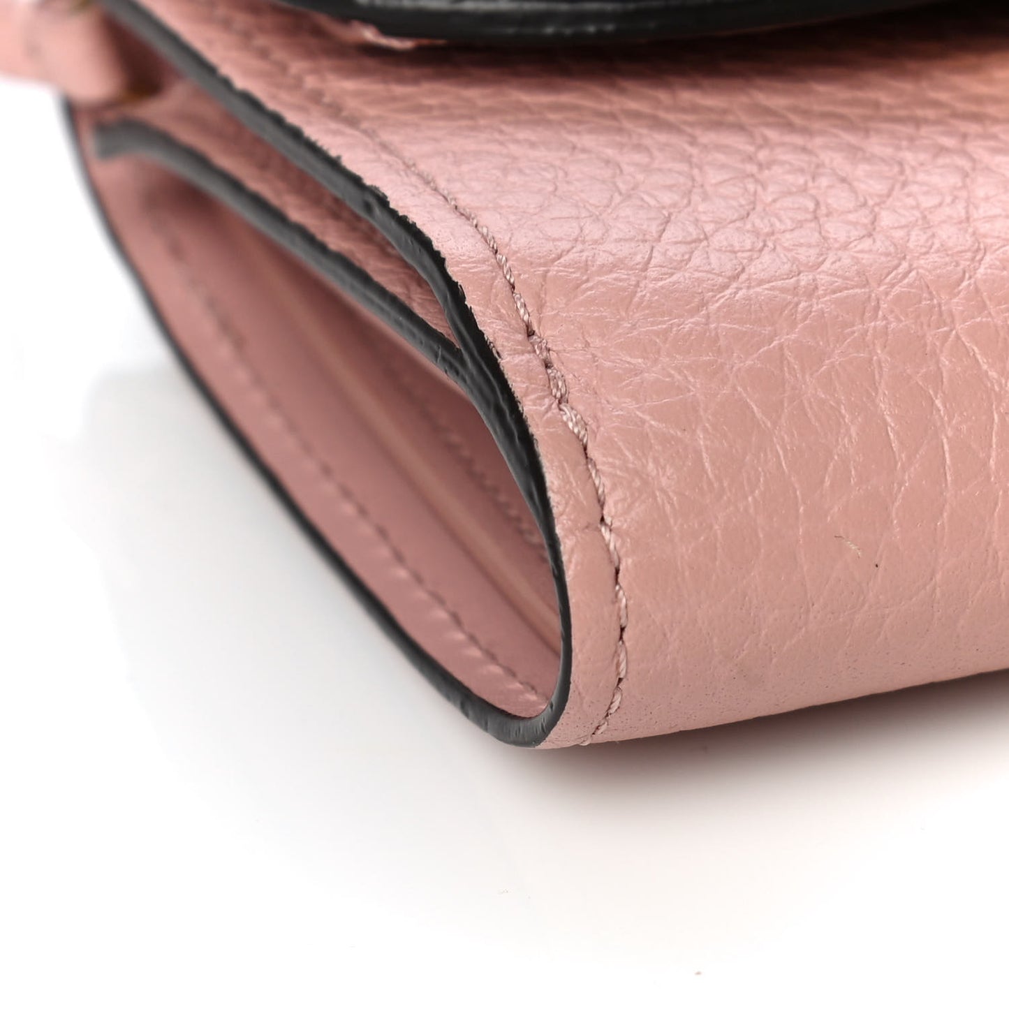 Damier Ebene Croisette Compact Wallet Magnolia