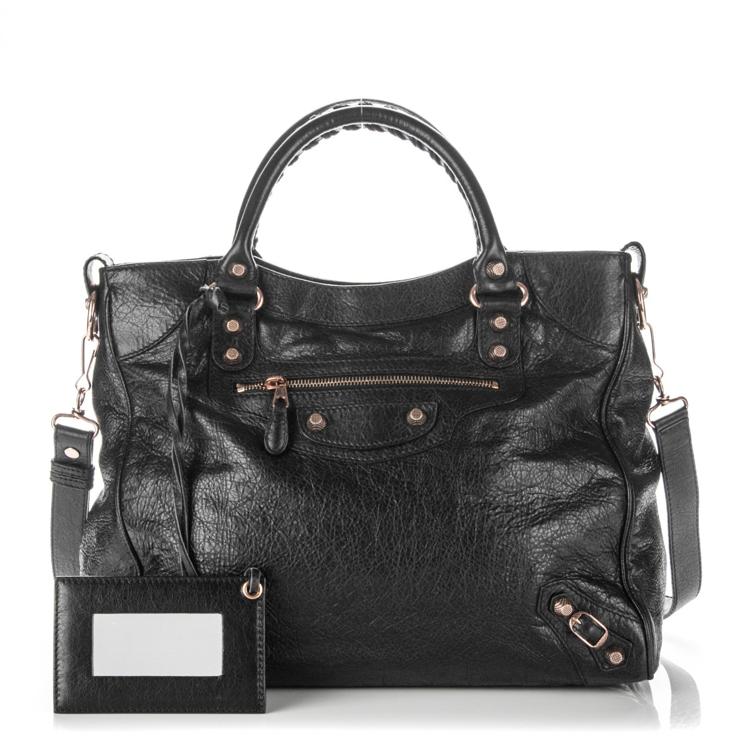 Balenciaga Agneau Giant 12 Rose Gold Hardware Velo Black 1 of 7
