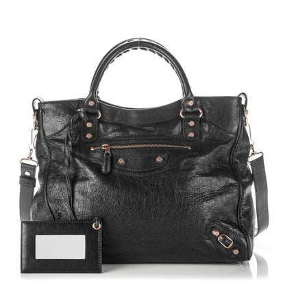 Balenciaga Agneau Giant 12 Rose Gold Hardware Velo Black 1 of 7