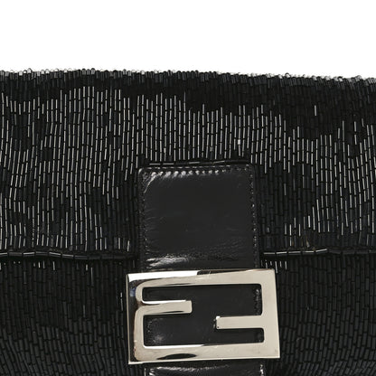 Fendi Beaded Baguette Black 7 of 9