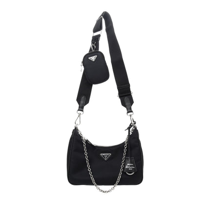 Prada Nylon Re-Edition 2005 Shoulder Bag Black 1 of 8
