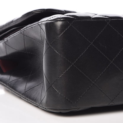 Chanel Lambskin Quilted Jumbo Double Flap Black 11 of 12