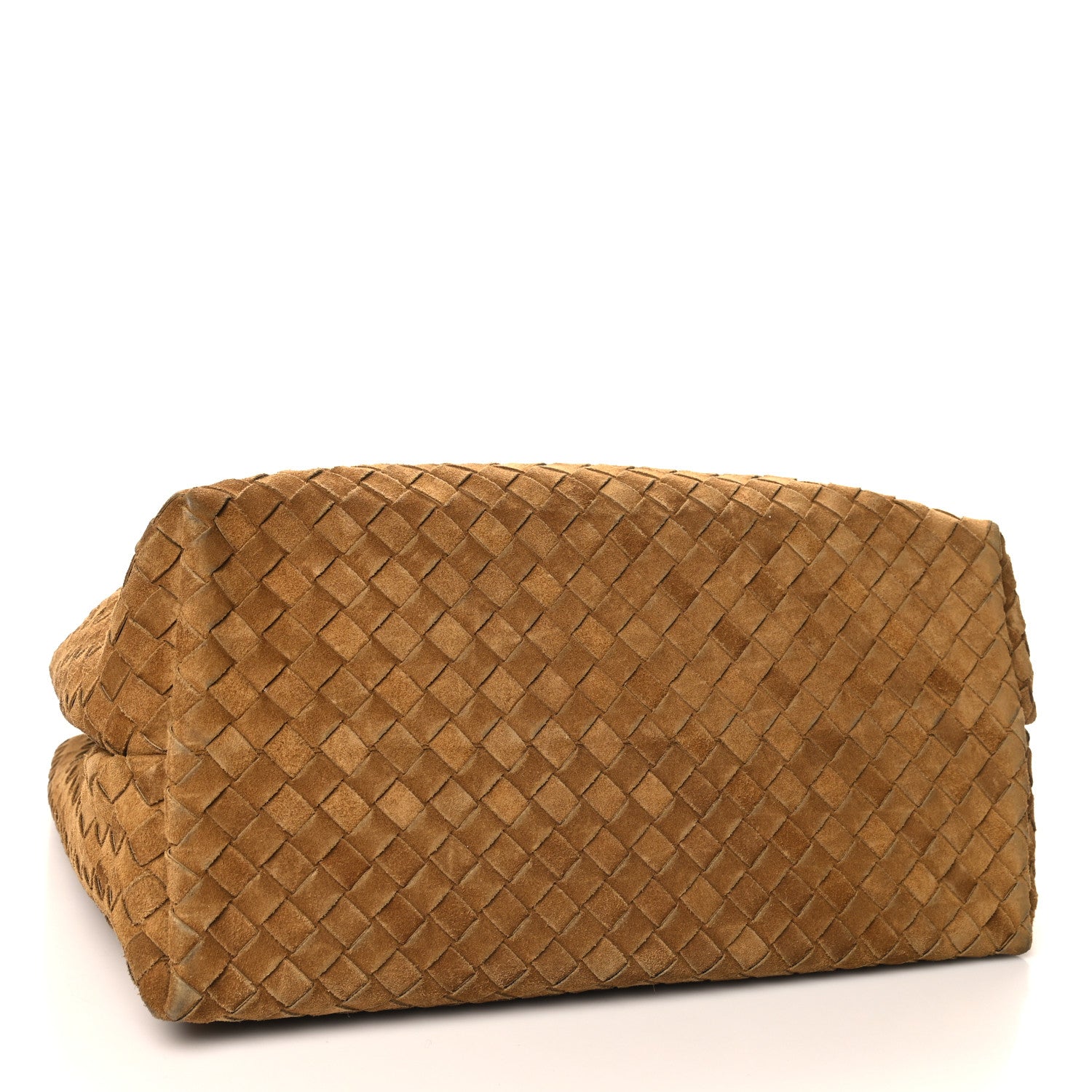 Bottega Veneta Suede Intrecciato Large Andiamo Shoulder Bag Acorn 4 of 11