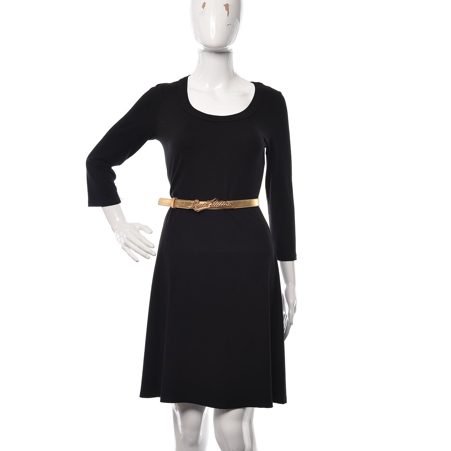 Signature LV Initiales Belt 80 32 Gold