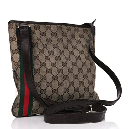 Gucci Monogram Web Jolicoeur Charms Messenger Dark Brown 2 of 21