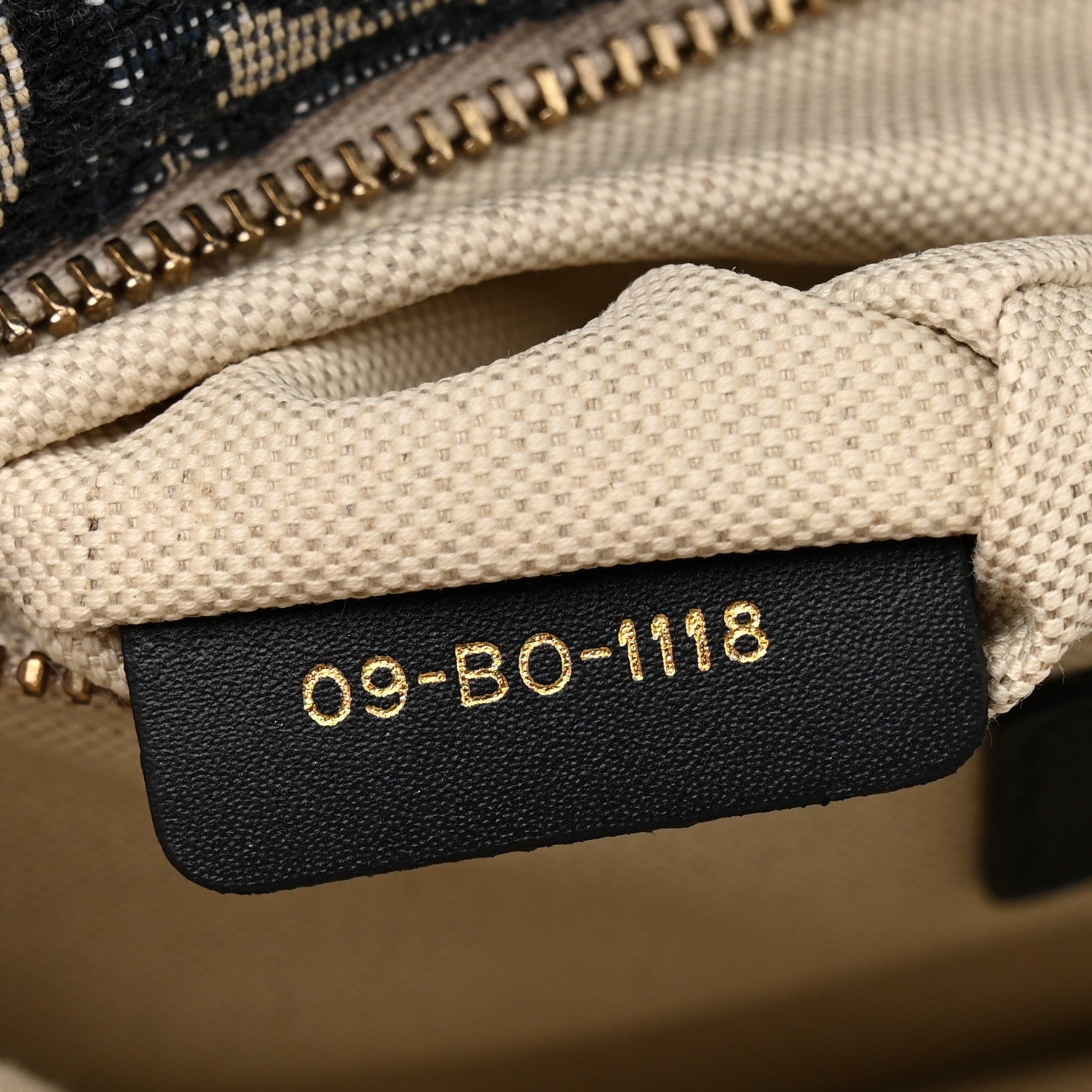 Christian Dior Oblique Small DiorAddict Flap Bag Navy Blue 7 of 12