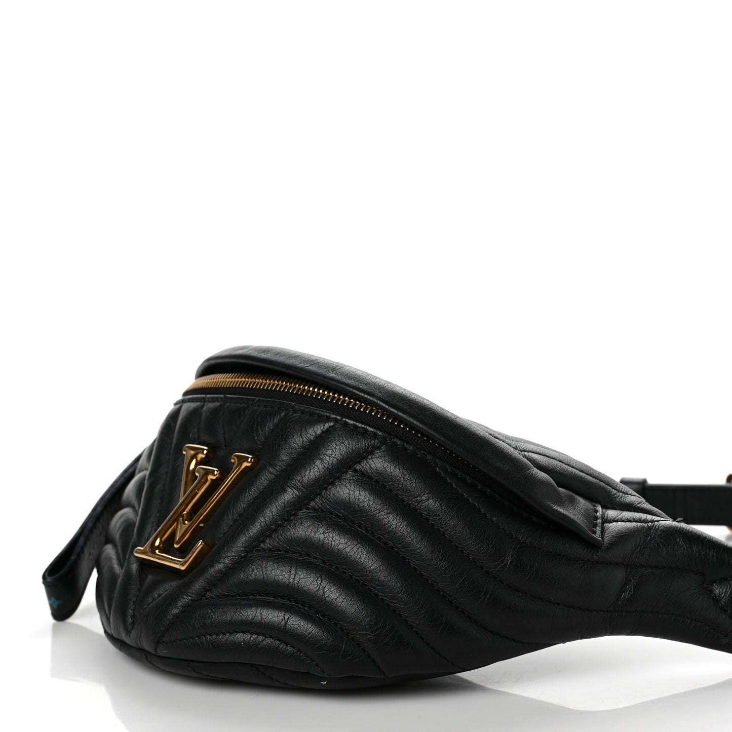 Calfskin Quilted New Wave Bumbag Black