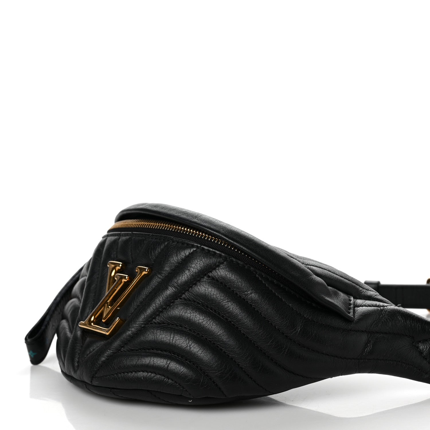 Louis Vuitton Calfskin Quilted New Wave Bumbag Black 7 of 8
