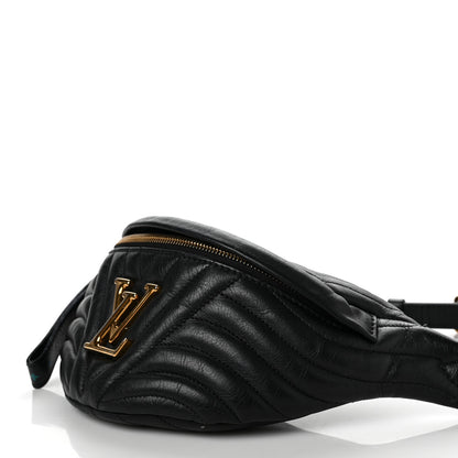 Louis Vuitton Calfskin Quilted New Wave Bumbag Black 7 of 8