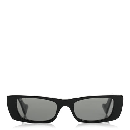 Gucci Acetate Rectangular Sunglasses GG0516S Black 2 of 7