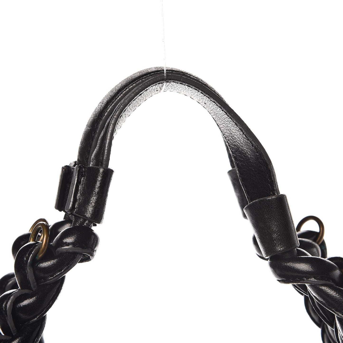 Lambskin Heloise Satchel Black