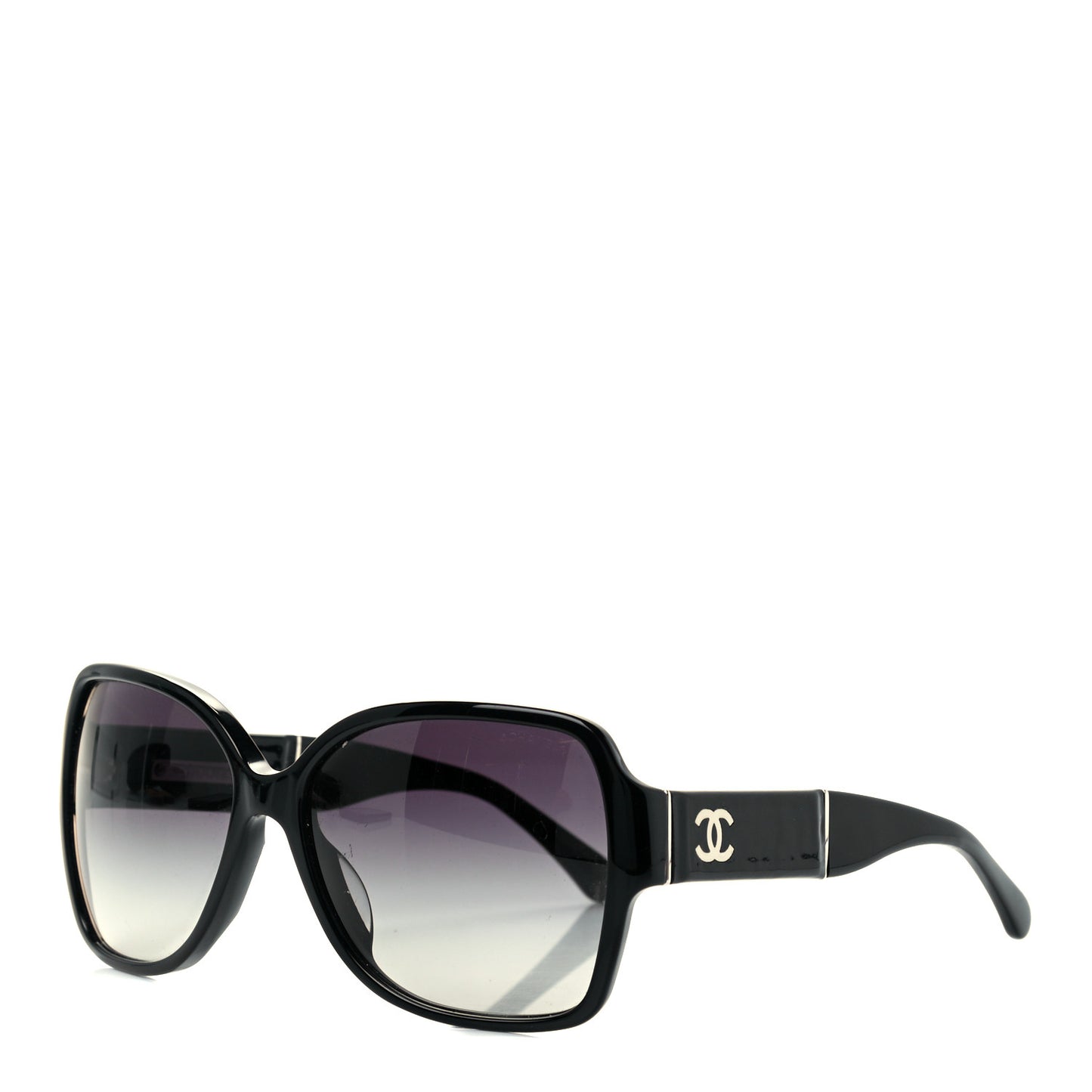 Acetate Square Summer CC Sunglasses 5230-Q-A Black