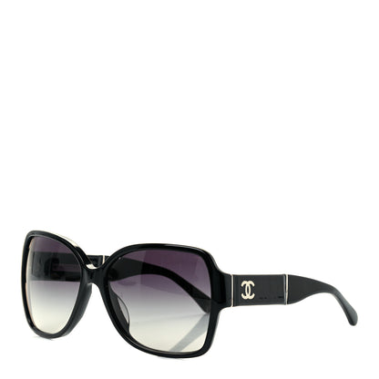 Chanel Acetate Square Summer CC Sunglasses 5230-Q-A Black 1 of 9