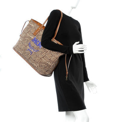 MCM Visetos Large Liz Reversible Shopper Tote Cognac 2 of 13