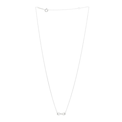 Tiffany Sterling Silver Mini Infinity Pendant Necklace 3 of 5
