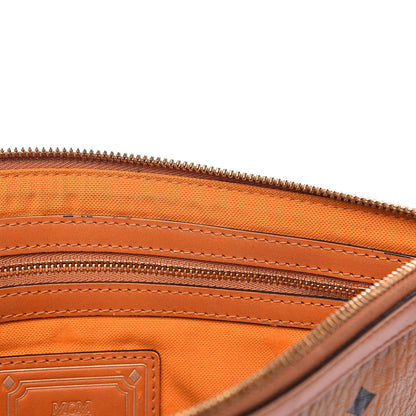 MCM Visetos Mini Pouch Cognac 9 of 14