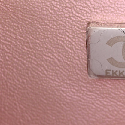 Chanel Iridescent Calfskin Quilted Mini Rectangular Flap Pink 7 of 10