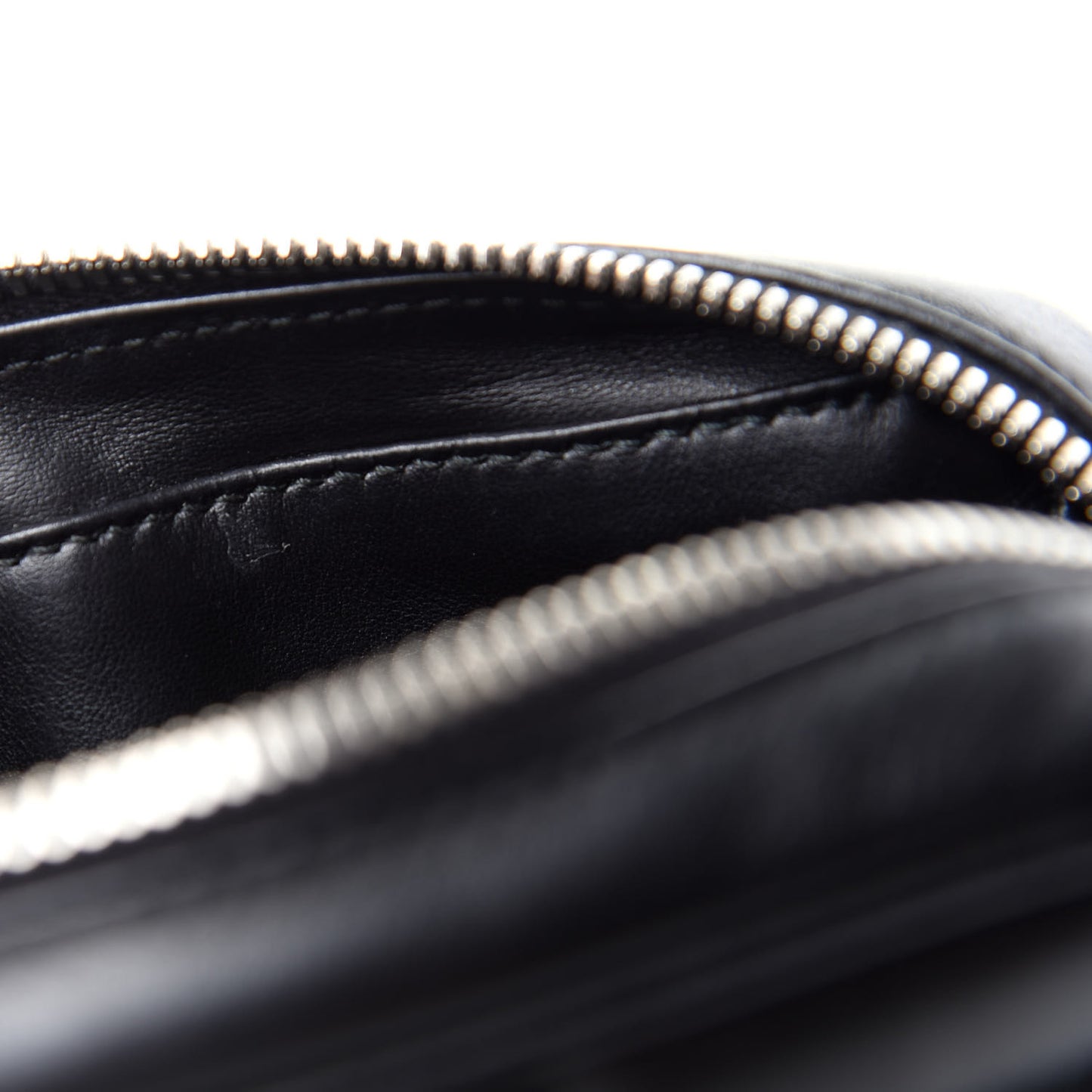 Soft Calfskin Diagramme Crossbody Bag Black