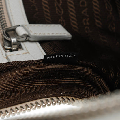 Prada Saffiano Briefcase Bianco 7 of 8