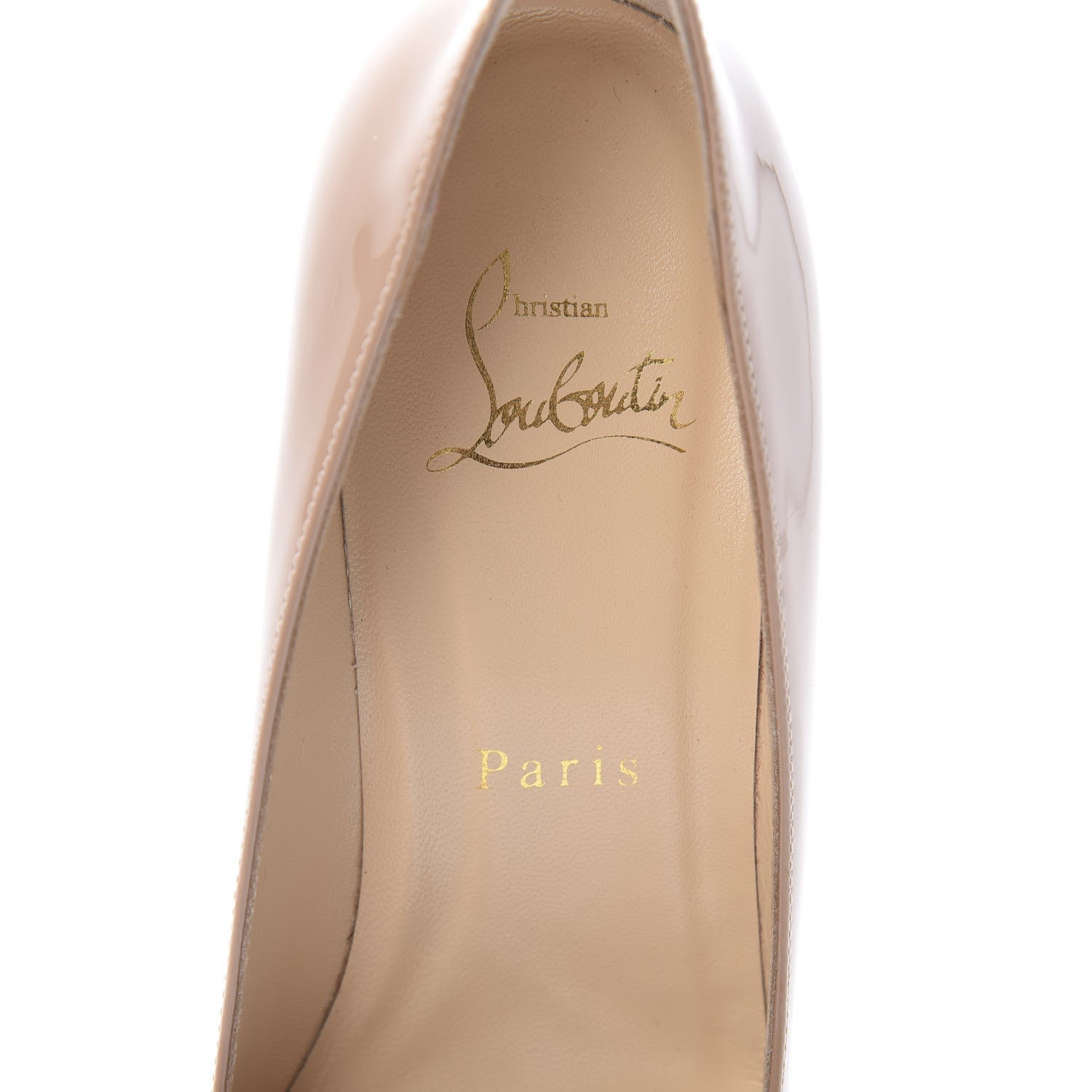 Christian Louboutin Patent Kate 85 Pumps 36 Nude 6 of 9
