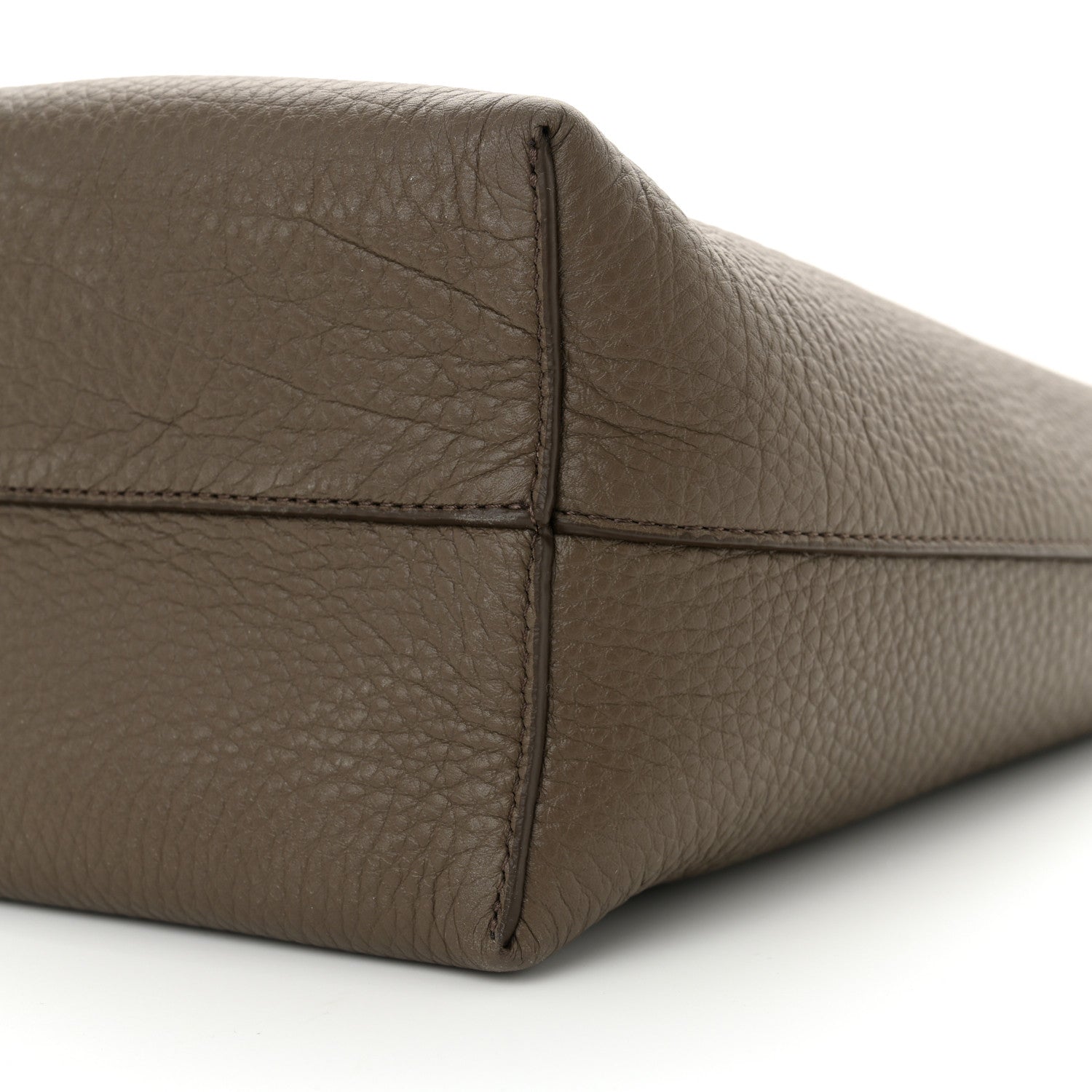 The Row Grained Calfskin Small N/S Park Tote Elephant 9 of 10