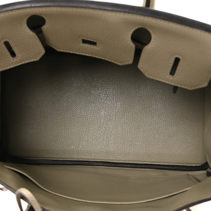 Hermes Taurillon Clemence Birkin 30 Sauge 5 of 11