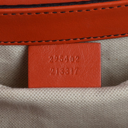 Gucci Guccissima Medium Emily Chain Shoulder Bag Sun Orange 7 of 7