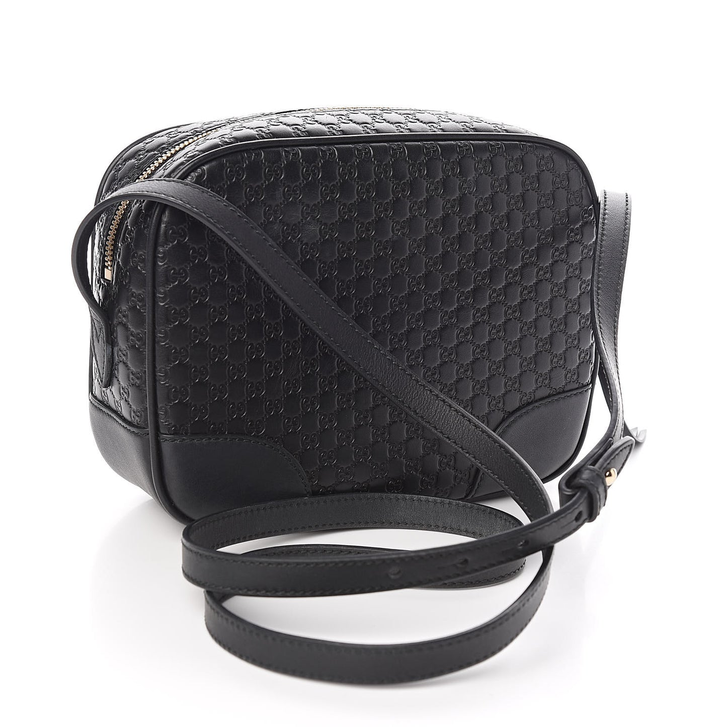 Microguccissima Mini Bree Messenger Bag Black