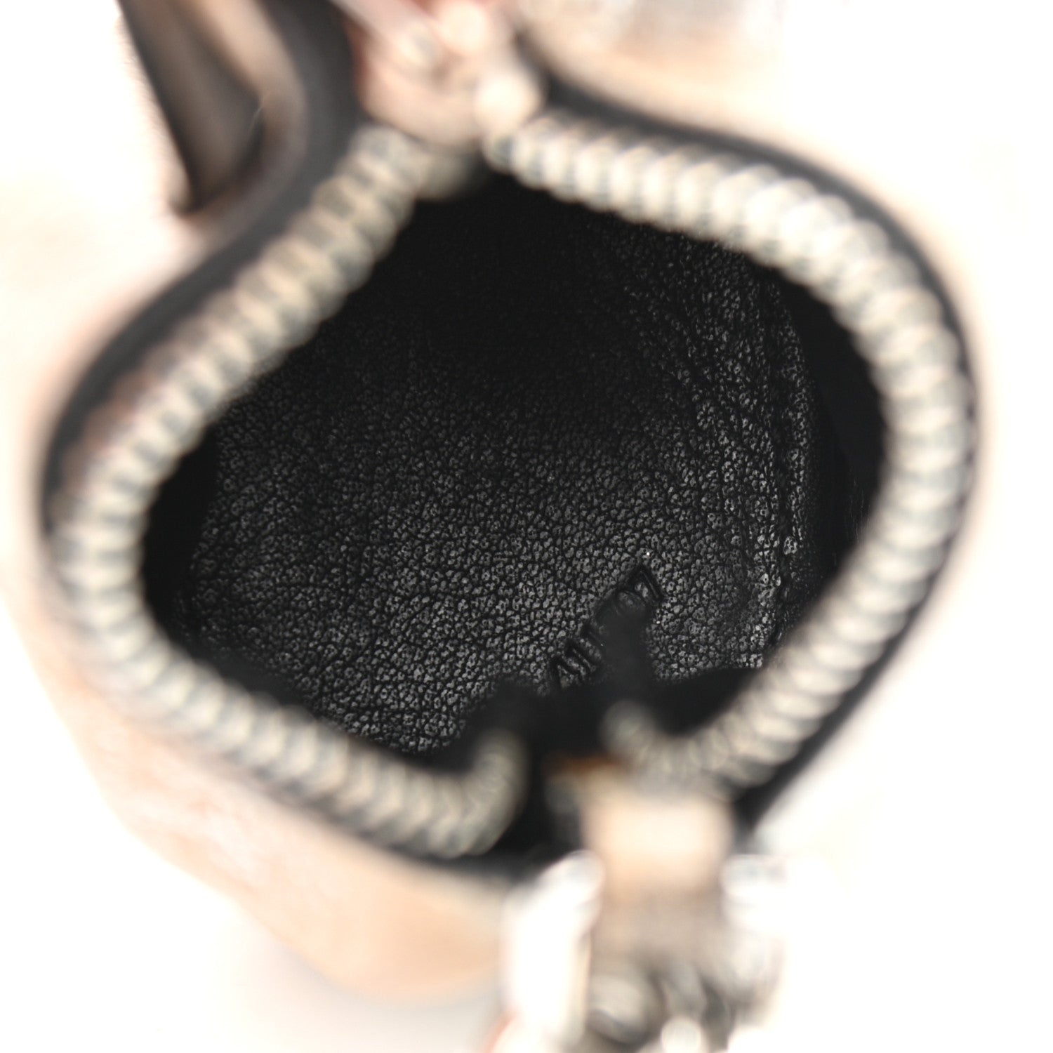 Loewe Metallic Calfskin Mini Elephant Coin Purse Silver 5 of 12