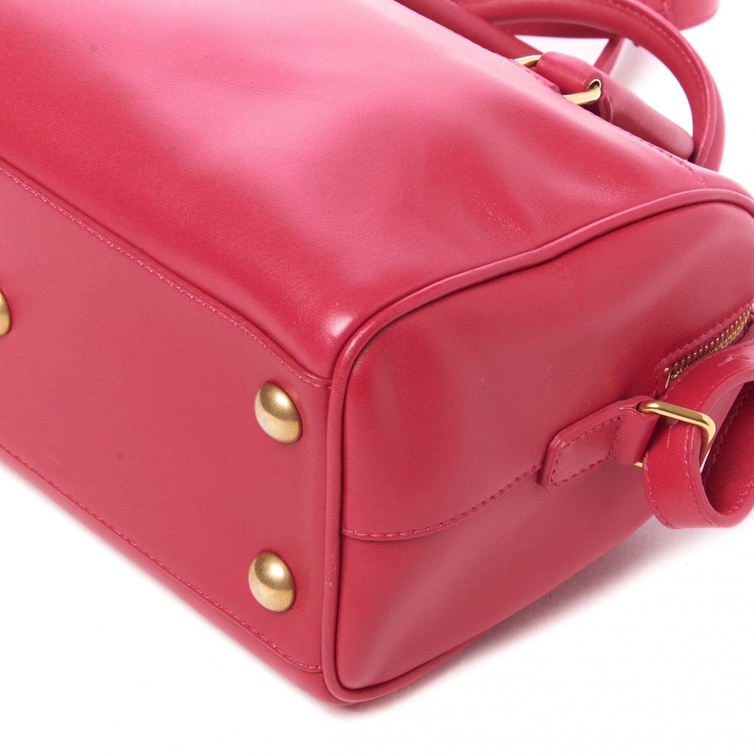 Saint Laurent Calfskin Classic Baby Duffle Fuchsia 7 of 8