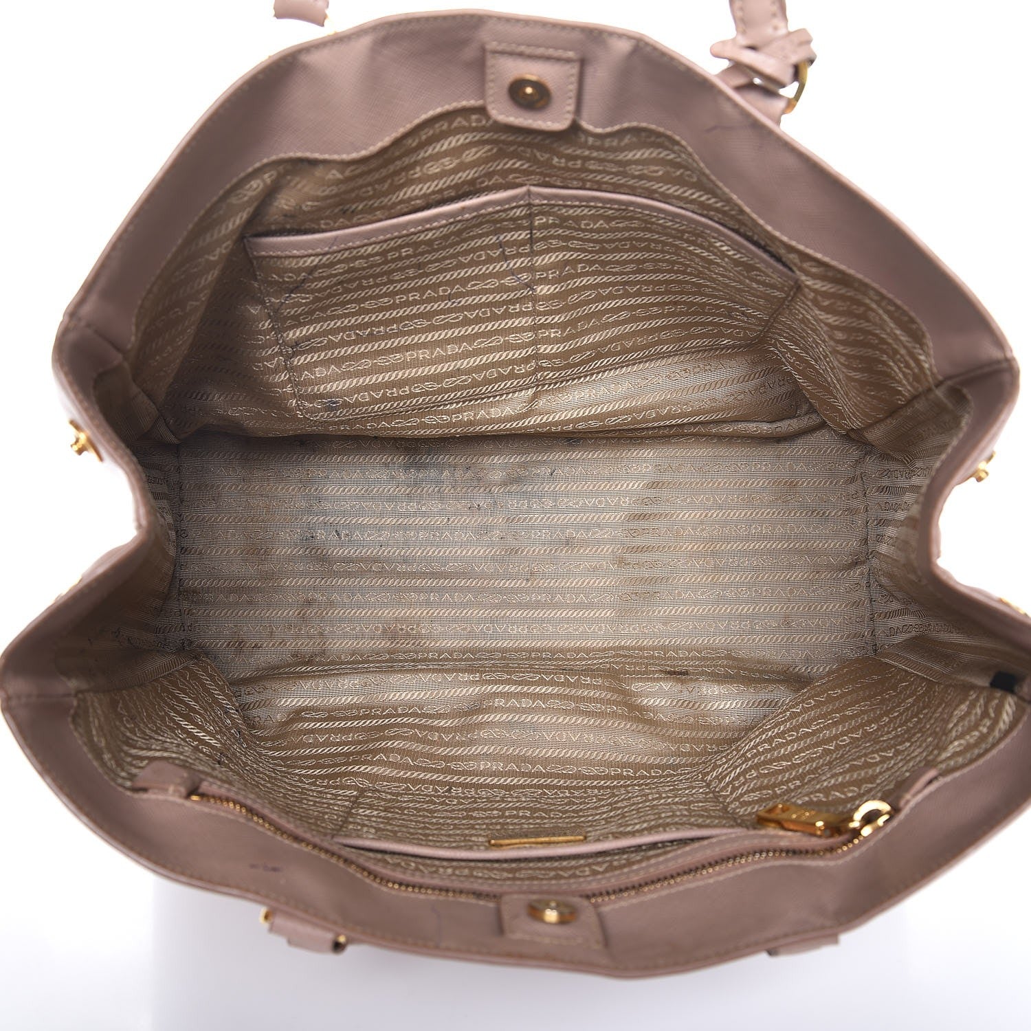 Prada Saffiano Lux Large Tote Cammeo 5 of 28