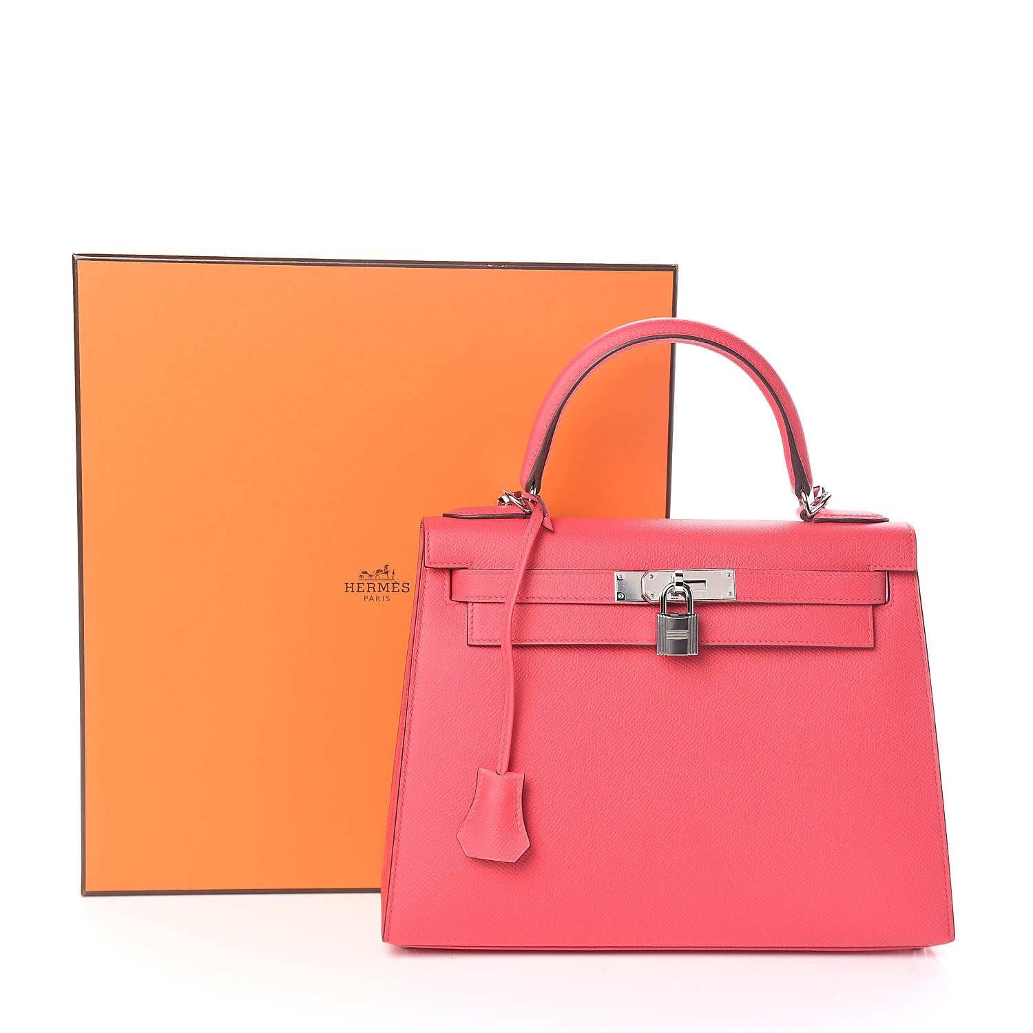 Hermes Epsom Kelly Sellier 28 Rose Extreme 34 of 34