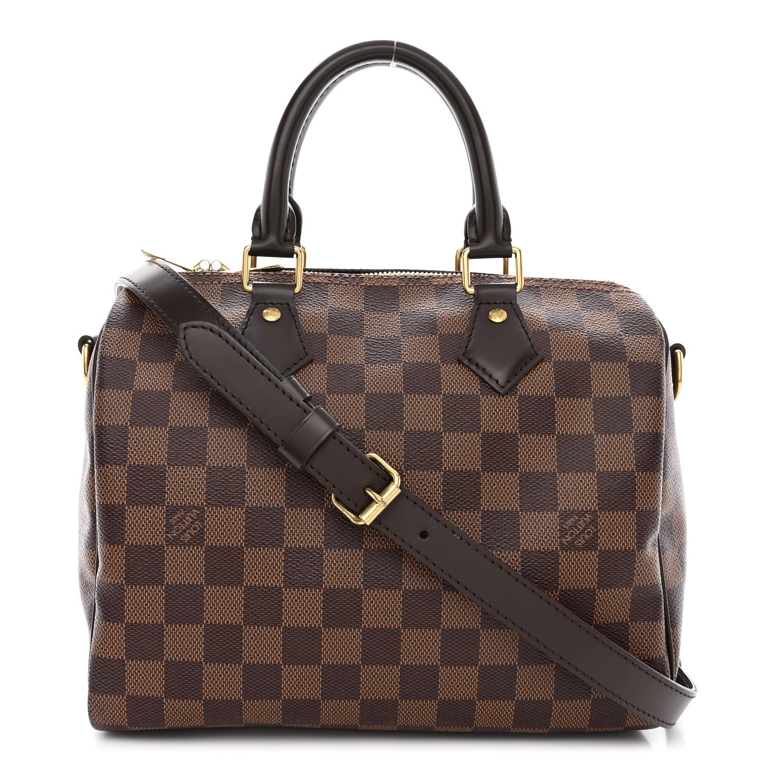 Louis Vuitton Damier Ebene Speedy Bandouliere 25 1 of 10