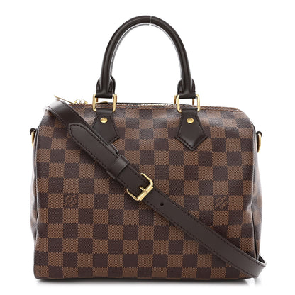 Louis Vuitton Damier Ebene Speedy Bandouliere 25 1 of 10