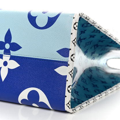 Louis Vuitton Monogram Giant Okinawa Onthego Blue 10 of 13