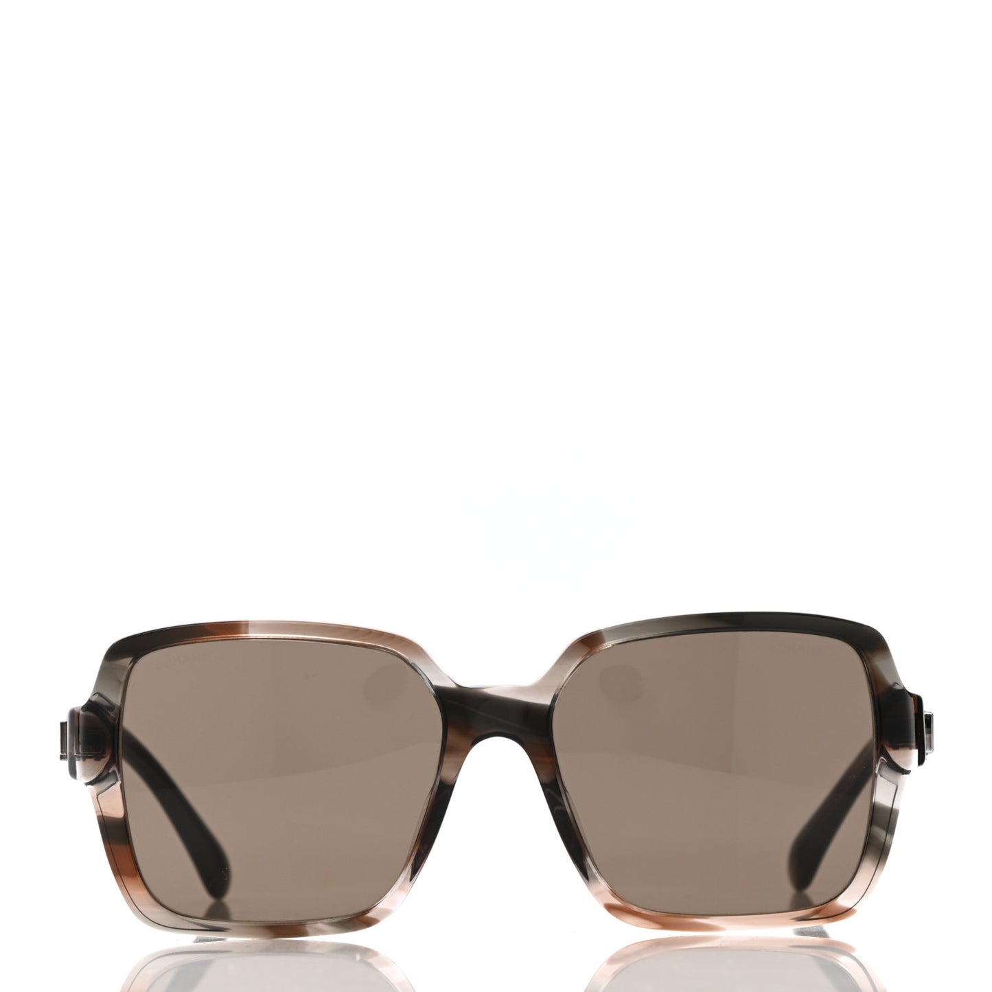 Acetate Square Sunglasses 5408-A Brown